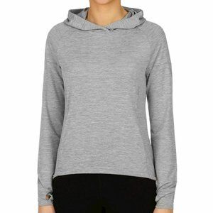 NWT Asics Women's Sweat Po Hoody Grey Hoodie SMALL